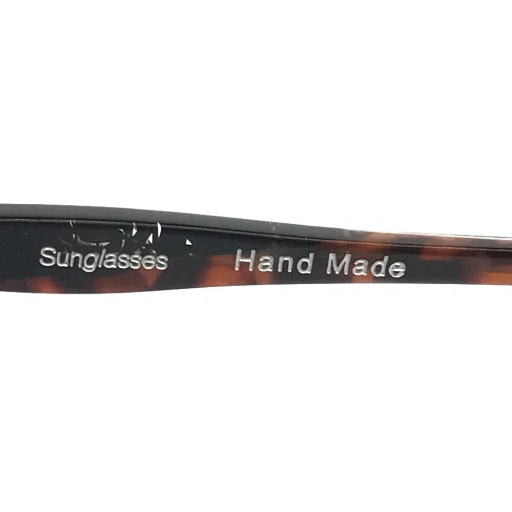 BOZ Sunglasses DESTINY 6000 Black with Orange Tiger Eyes w/ Gray Gradient Lenses